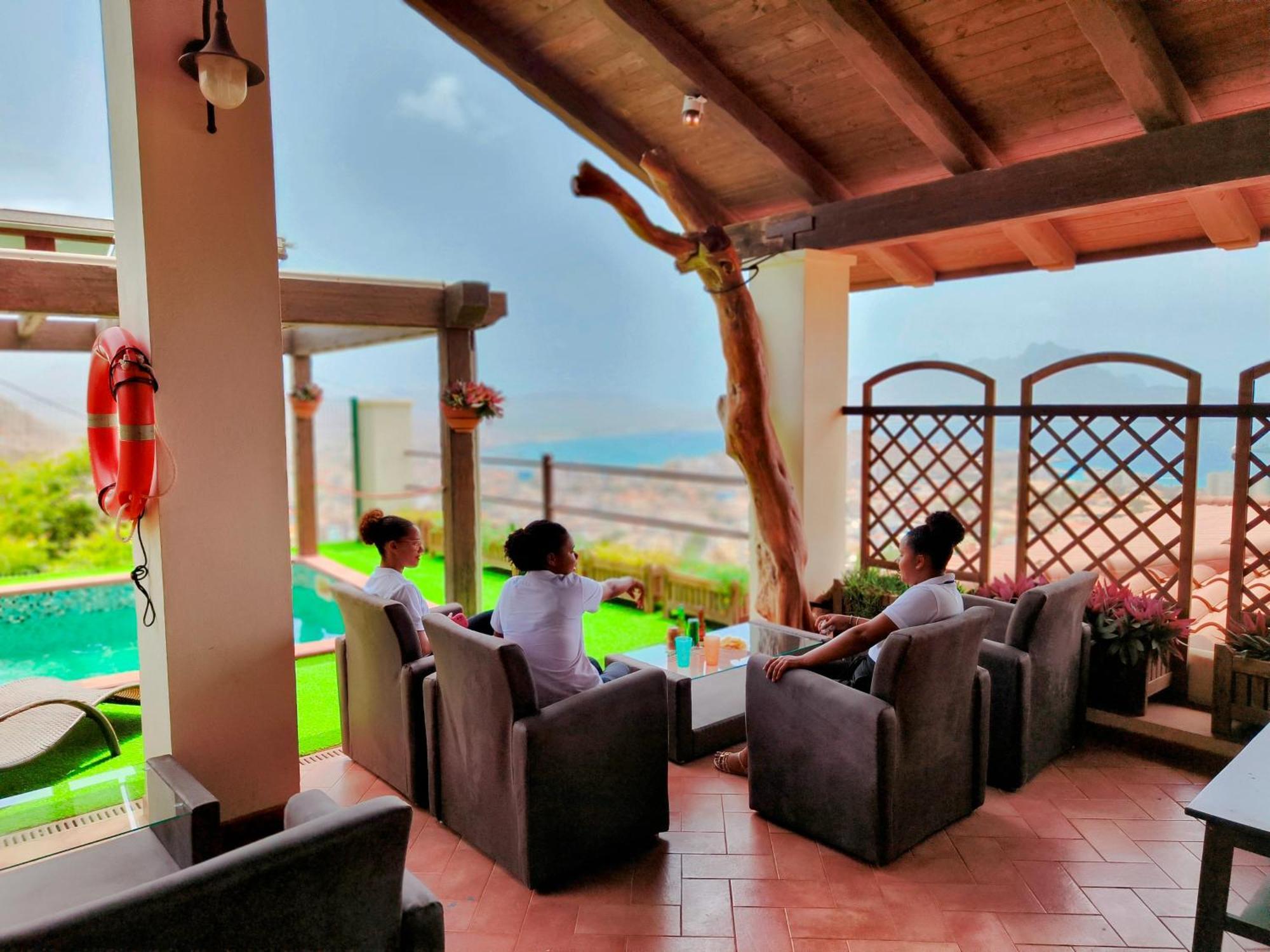 Hotel Belvedere Mindelo, Cabo Verde Exterior foto